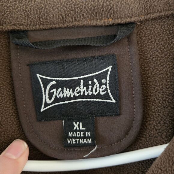 Gamehide Realtree Camouflage Jacket Full Zip Long Sleeves Brown Men's Size XL - Picture 2 of 6